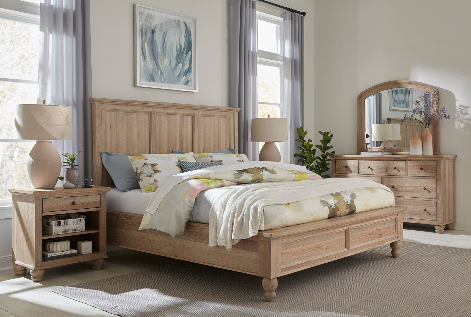 Cambridge Double Dresser Mirror - Modern Khaki - Chapin Furniture