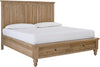 Cambridge Storage Panel Bed - Cal King - Modern Khaki - Chapin Furniture