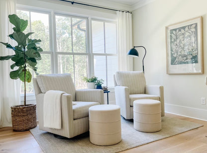 Trent Chair and Ottoman- Multiple Options - Chapin Furniture