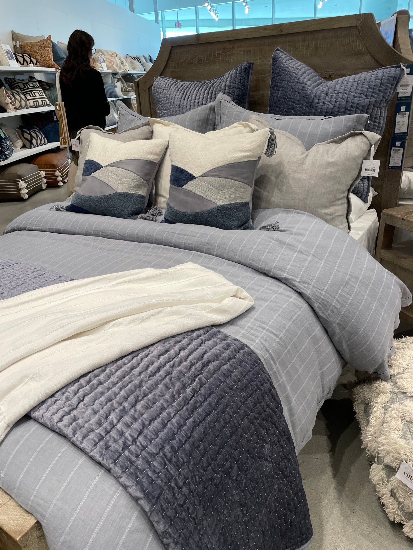 Monaco Sea Fog Duvet Collection - Chapin Furniture