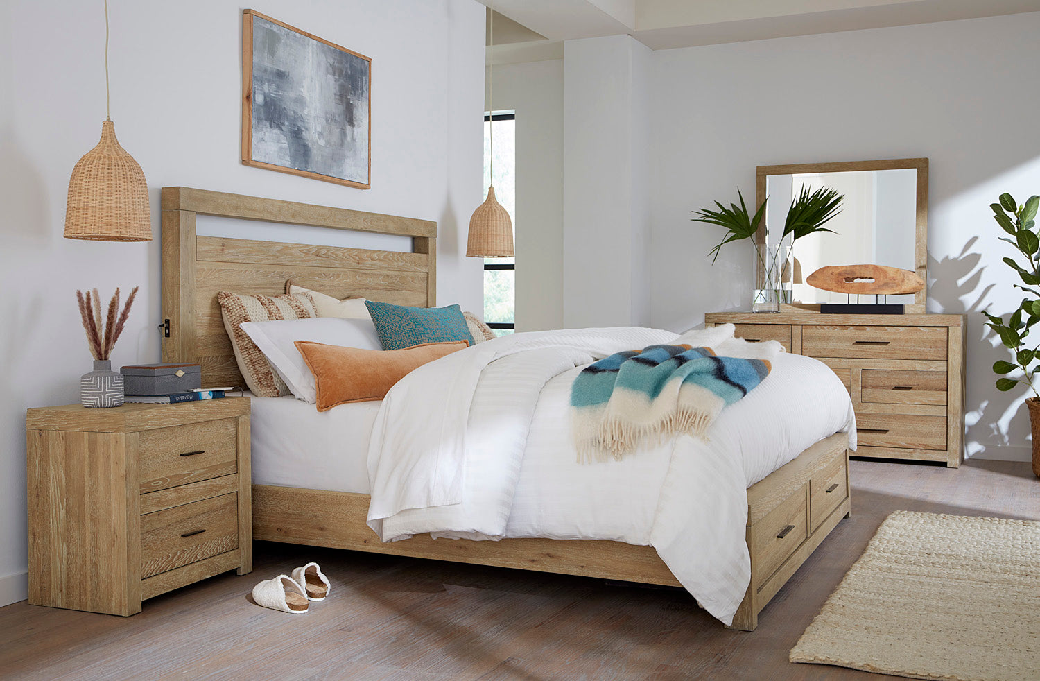 Modern Loft Panel Bed - Chapin Furniture