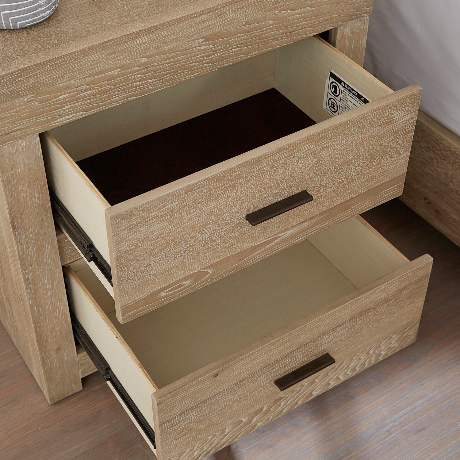 Modern Loft 2 Drawer Nightstand With Power - Chapin Furniture