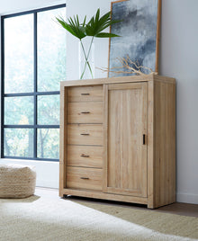 Modern Loft Sliding Door Chest - Chapin Furniture