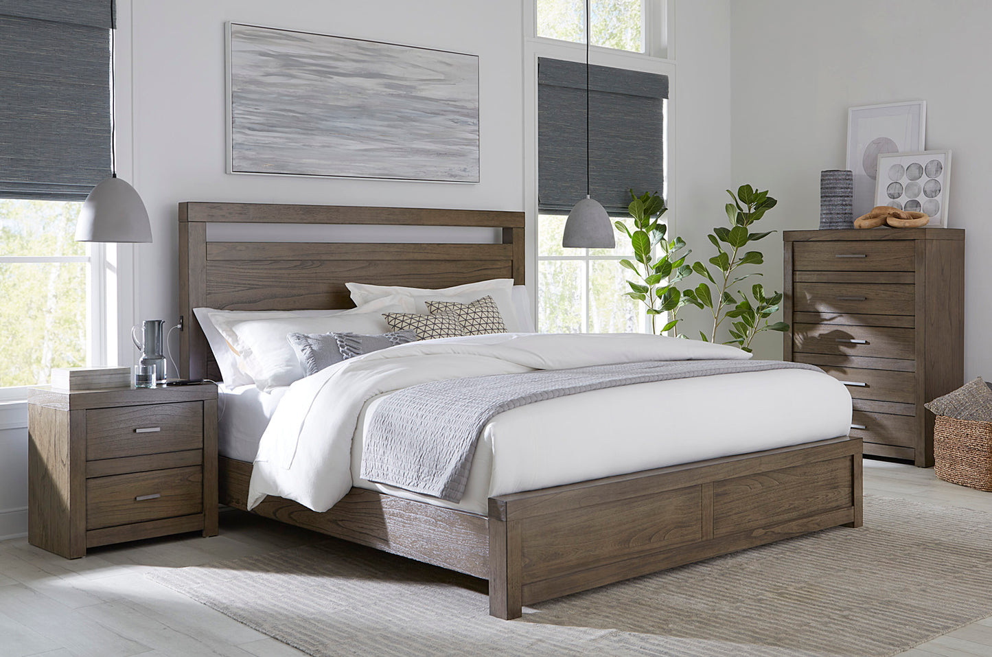 Modern Loft Panel Bed - Chapin Furniture