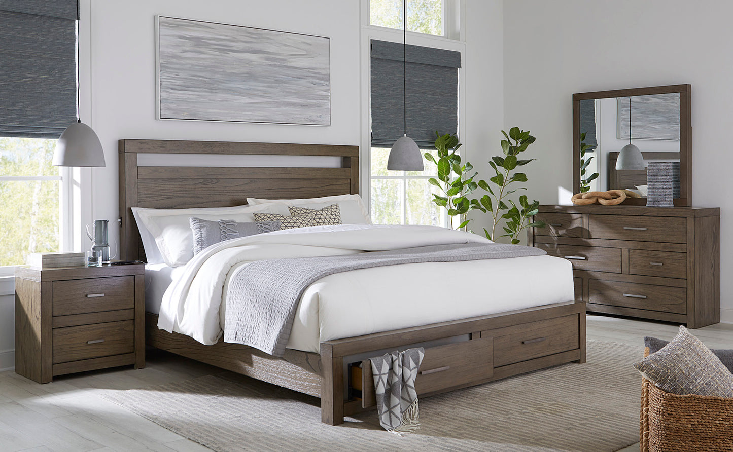 Modern Loft Panel Bed - Chapin Furniture