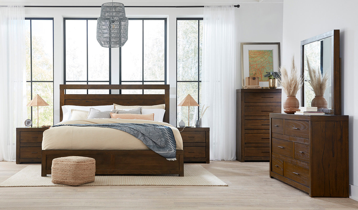 Modern Loft Panel Bed - Chapin Furniture