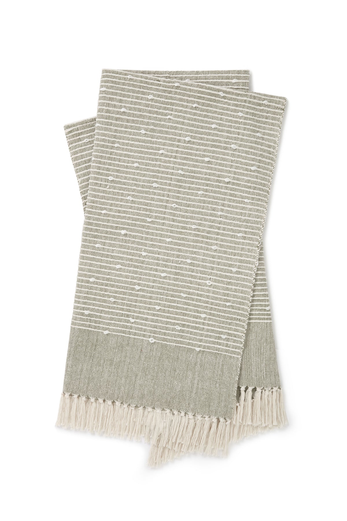 Magnolia Home by Joanna Gaines x Loloi Ines TMH0004 Sage Throw - Chapin Furniture