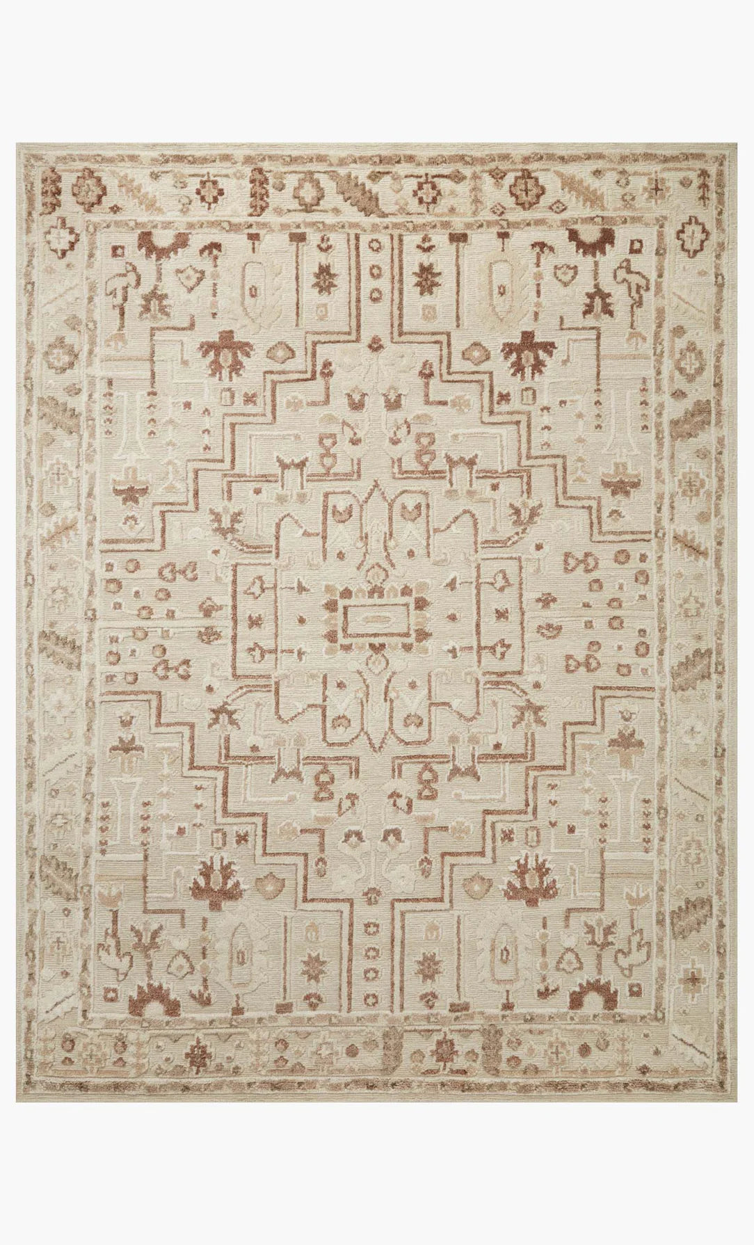 Magnolia Home Ingrid 01  Ivory/Earth Rug - Chapin Furniture
