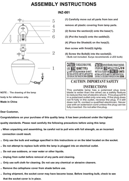 Inizio INZ-001 Lamp - Chapin Furniture