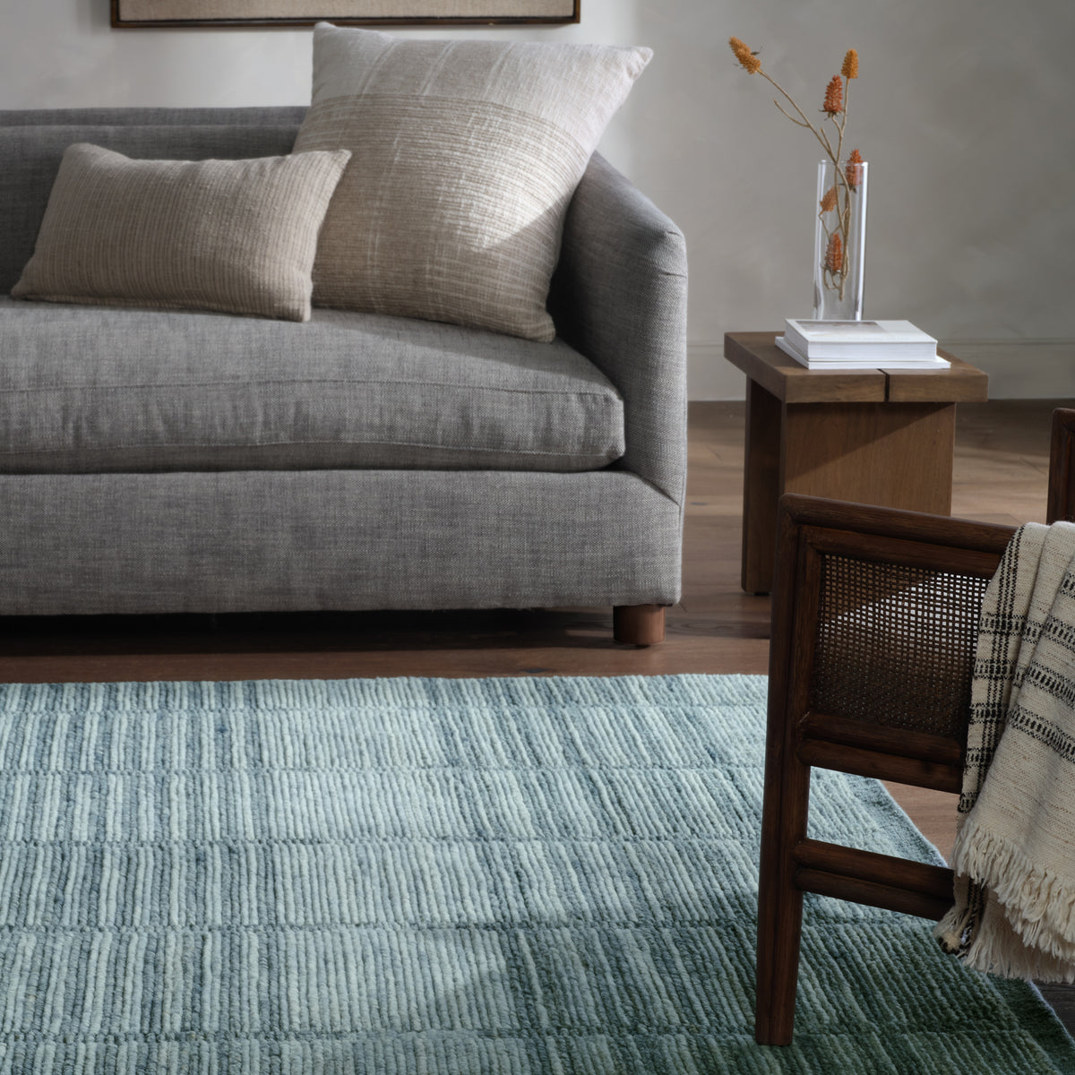 In The Distance Megara ITD03 Blue Rug - Chapin Furniture