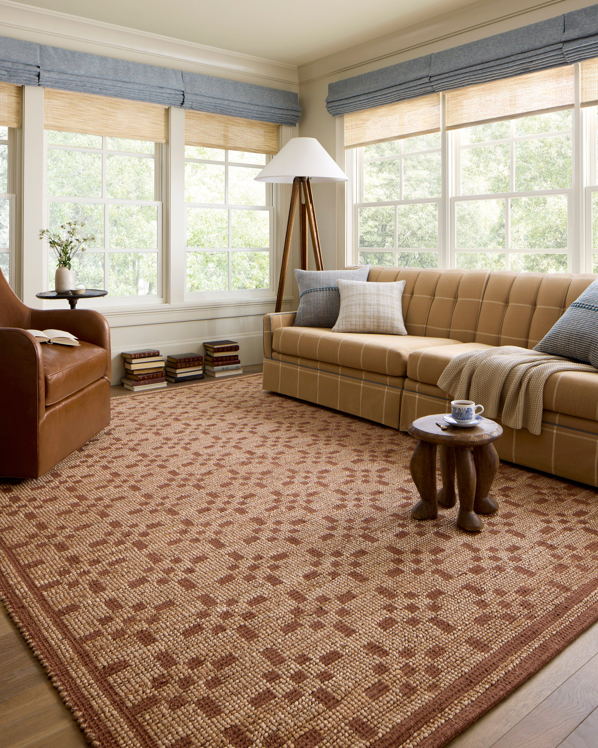 Chris Loves Julia Judy Rug - Natural / Spice - Chapin Furniture