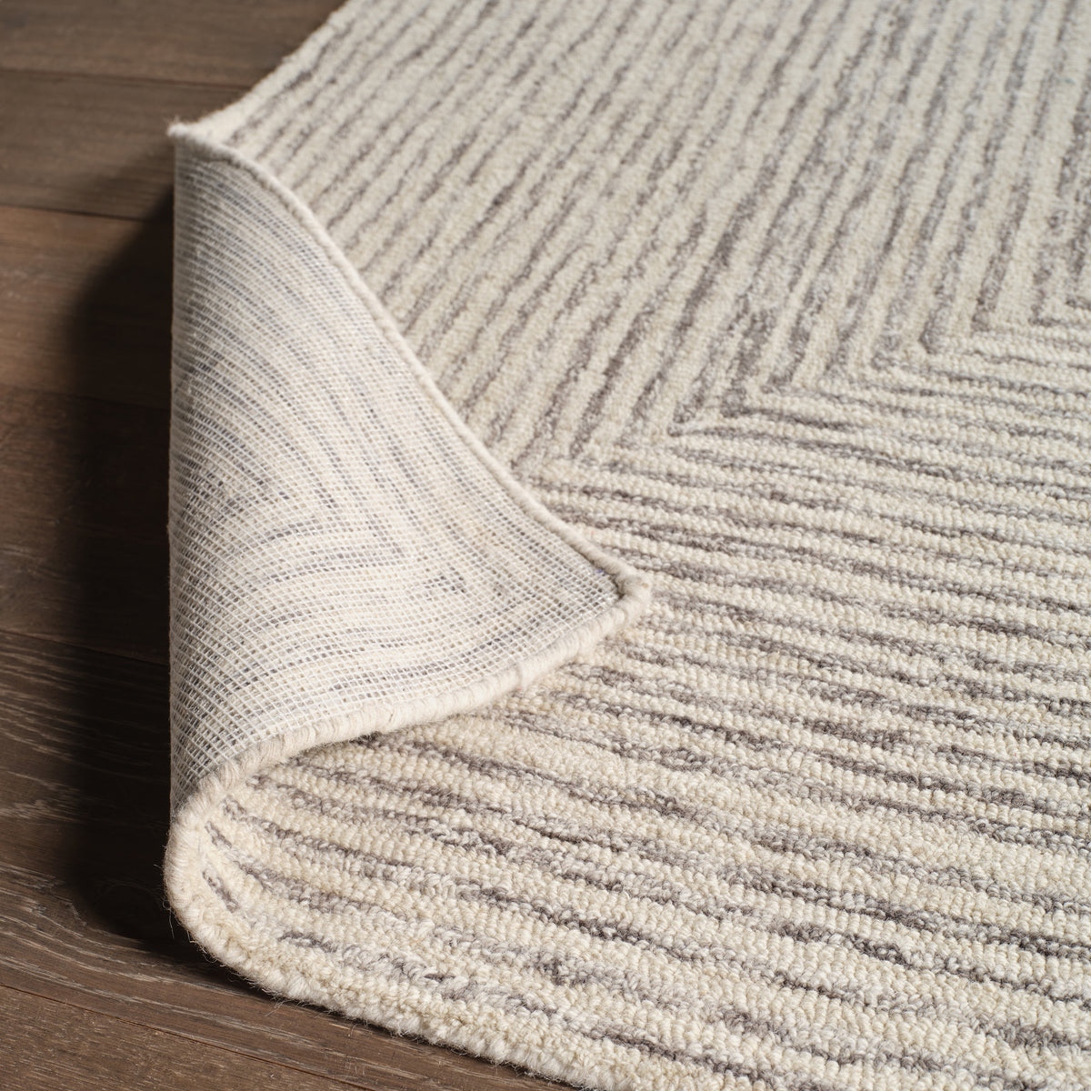 Kafes Knox KAF01 Ivory/White Rug - Chapin Furniture