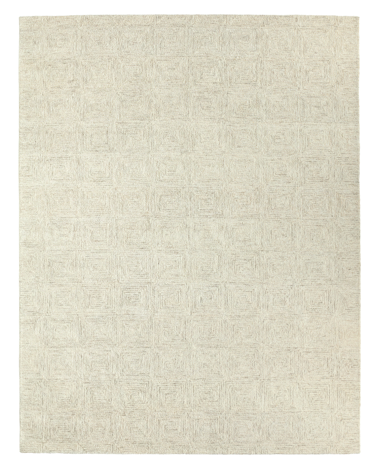 Kafes Aleric KAF02 Ivory/White Rug - Chapin Furniture