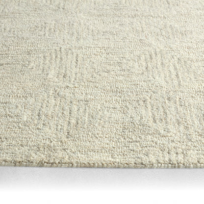 Kafes Aleric KAF02 Ivory/White Rug - Chapin Furniture