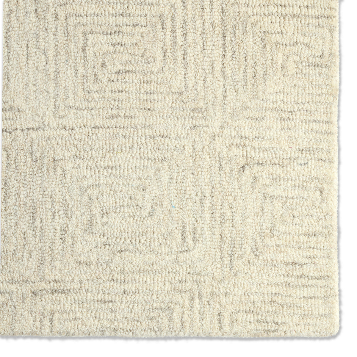 Kafes Aleric KAF02 Ivory/White Rug - Chapin Furniture