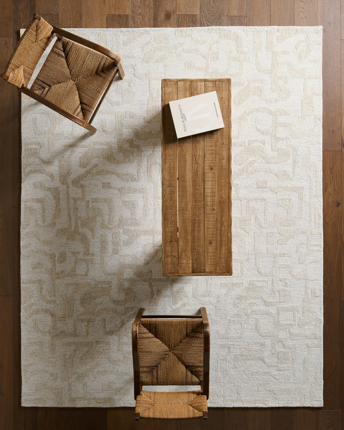 Kafes Amine KAF03 Ivory/Tan Rug - Chapin Furniture