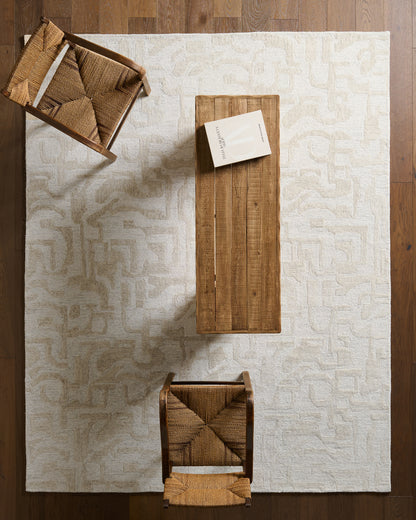 Kafes Amine KAF03 Ivory/Tan Rug - Chapin Furniture
