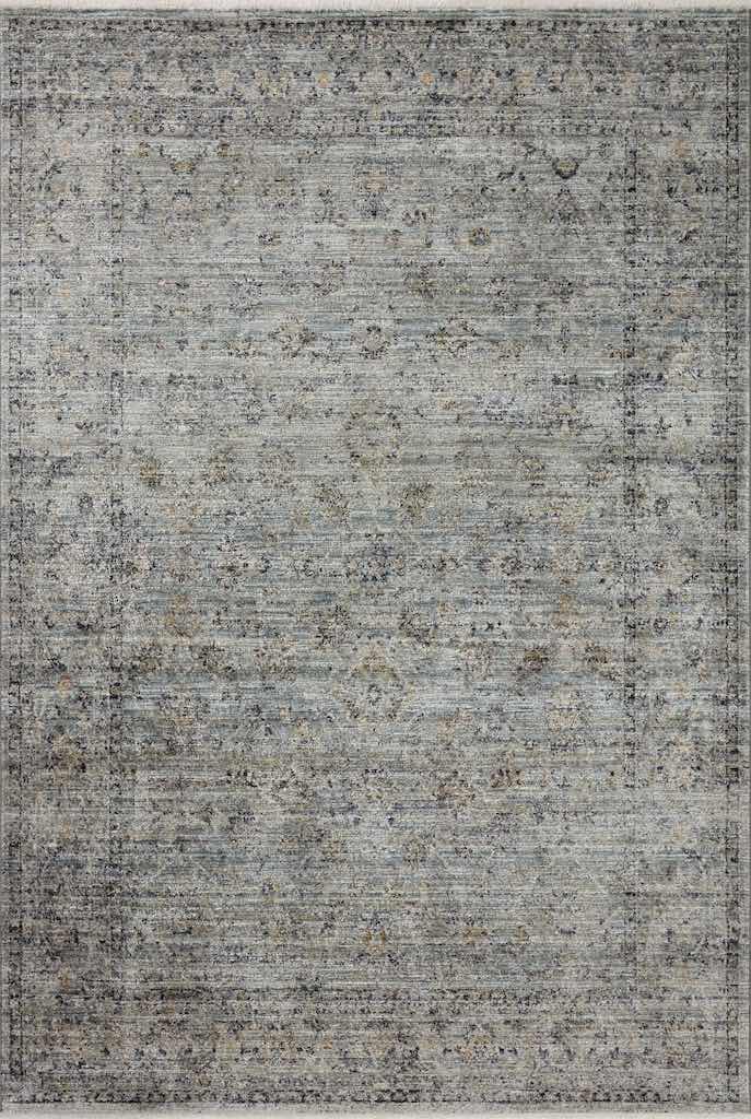 Jean Stoffer Katherine 01 Rug- Ocean/Gold - Chapin Furniture