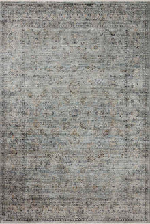 Jean Stoffer Katherine 01 Rug- Ocean/Gold - Chapin Furniture