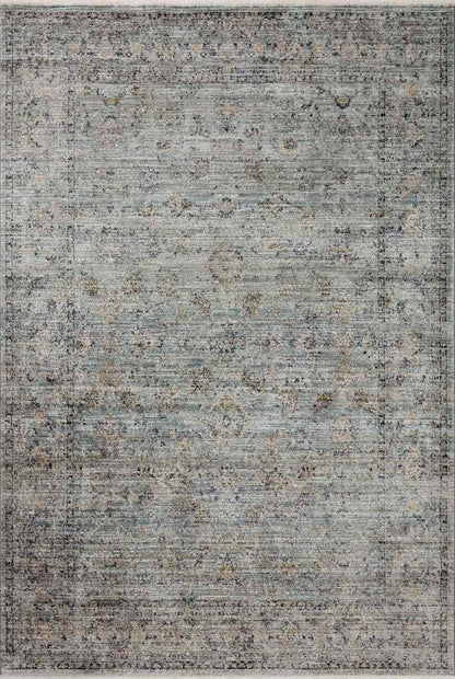 Jean Stoffer Katherine 01 Rug- Ocean/Gold - Chapin Furniture
