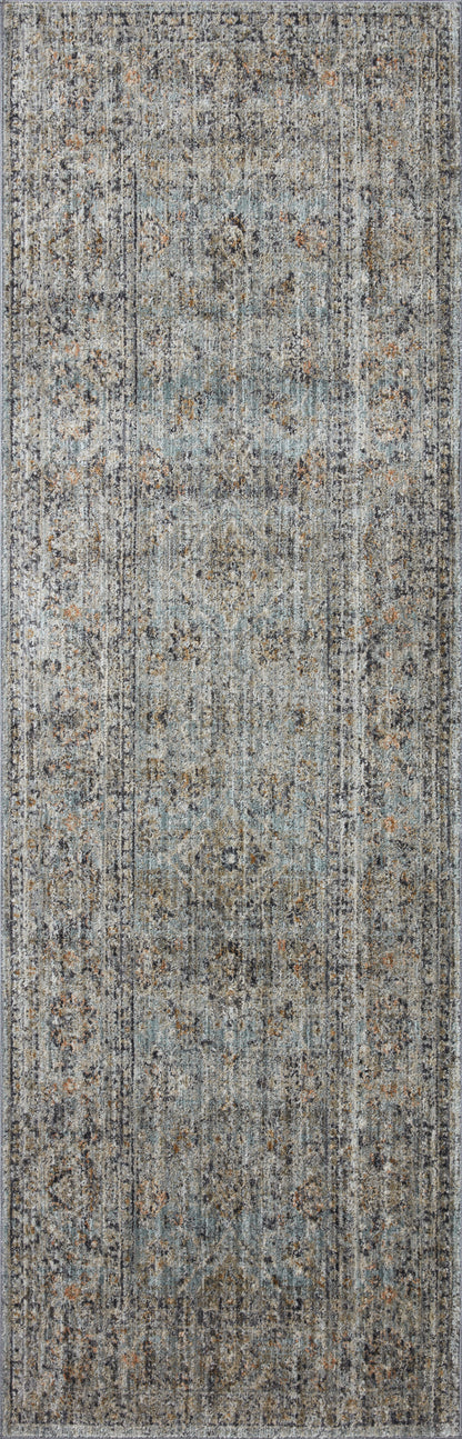 Jean Stoffer Katherine 01 Rug- Ocean/Gold - Chapin Furniture
