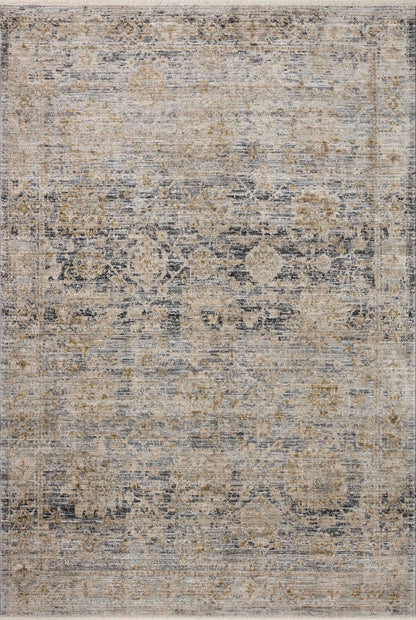 Jean Stoffer Katherine 02 Rug- Charcoal/Gold - Chapin Furniture