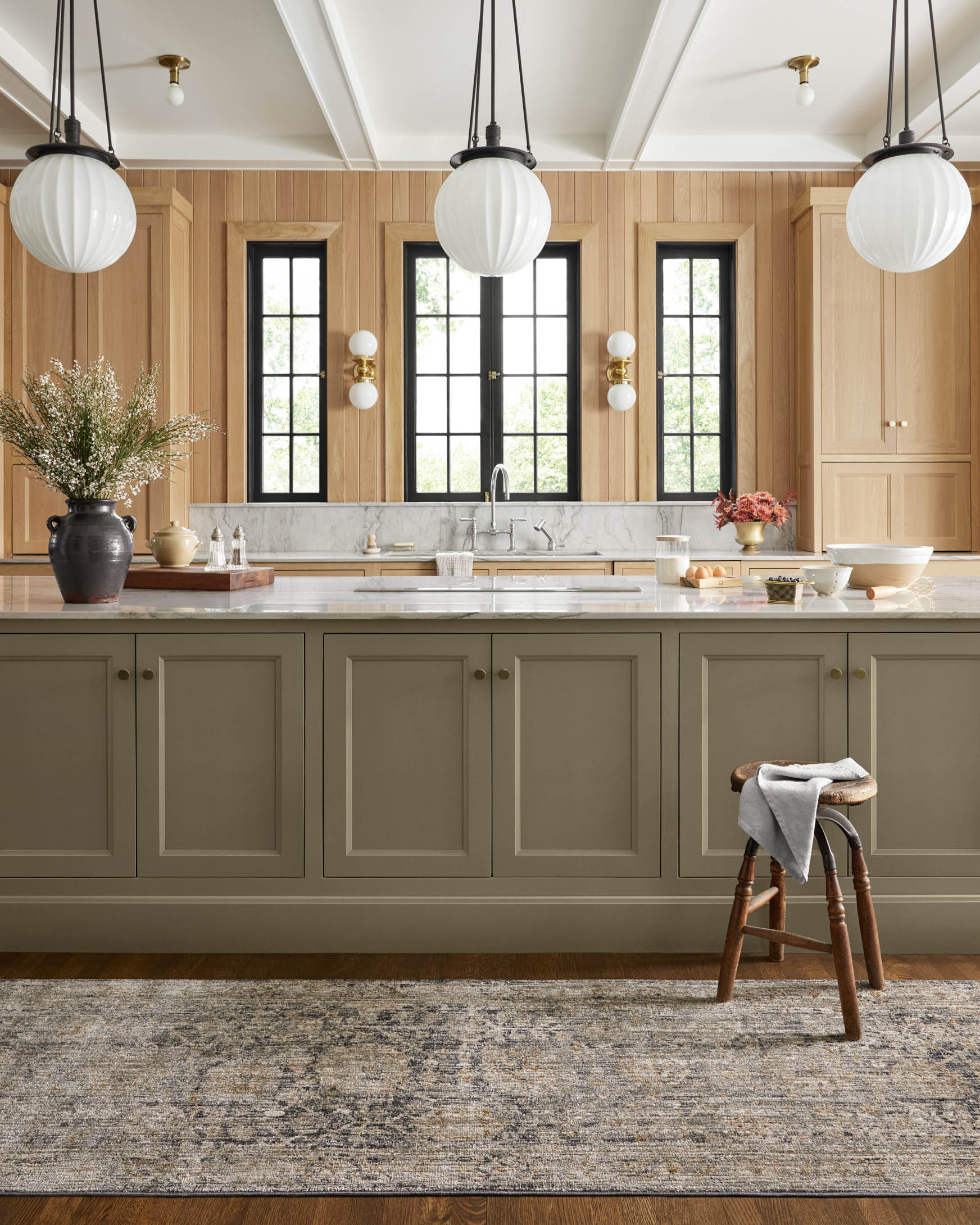 Jean Stoffer Katherine 02 Rug- Charcoal/Gold - Chapin Furniture