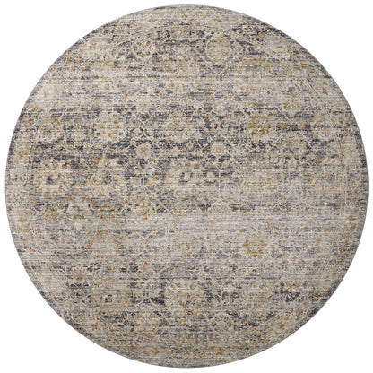 Jean Stoffer Katherine 02 Rug- Charcoal/Gold - Chapin Furniture