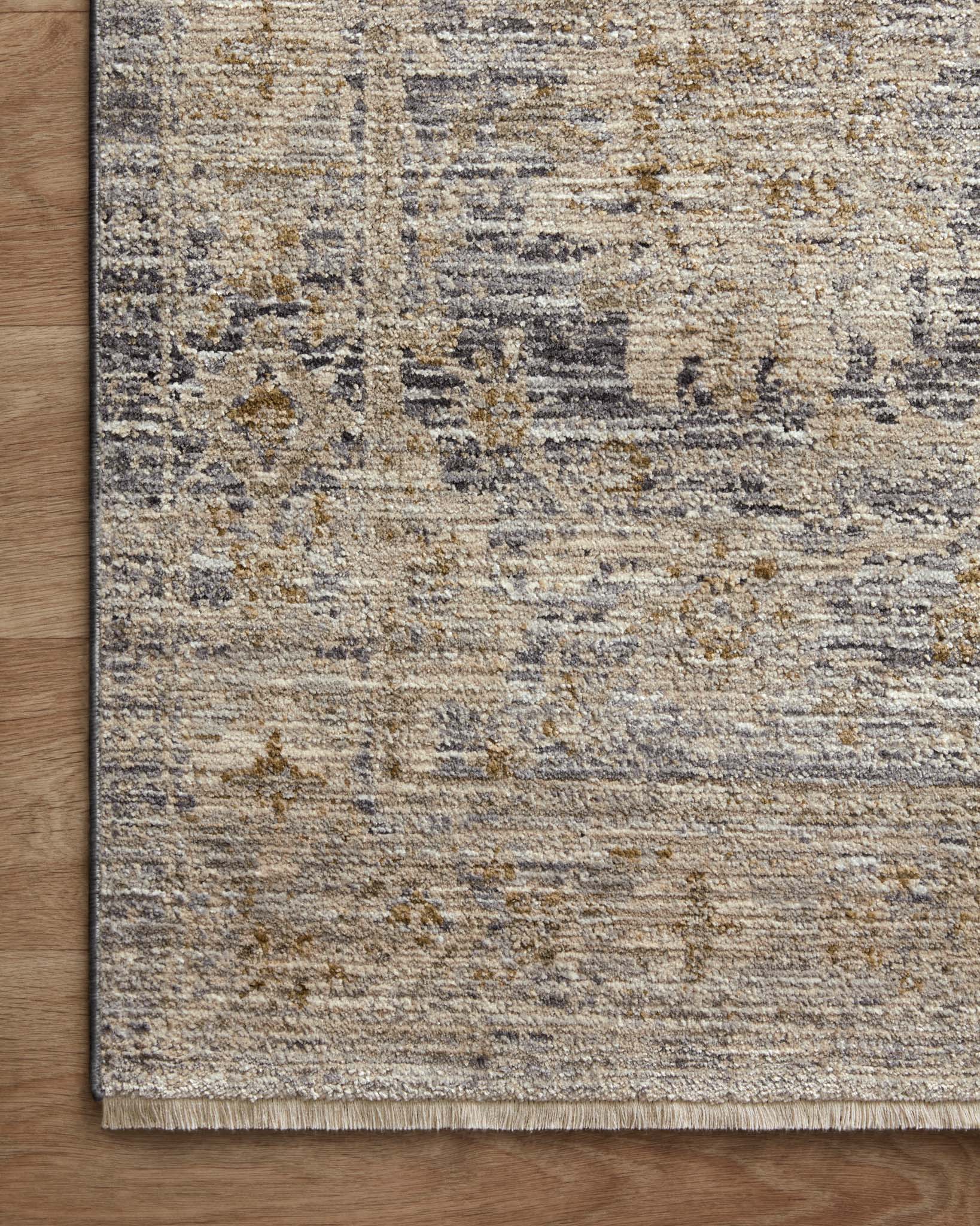 Jean Stoffer Katherine 02 Rug- Charcoal/Gold - Chapin Furniture