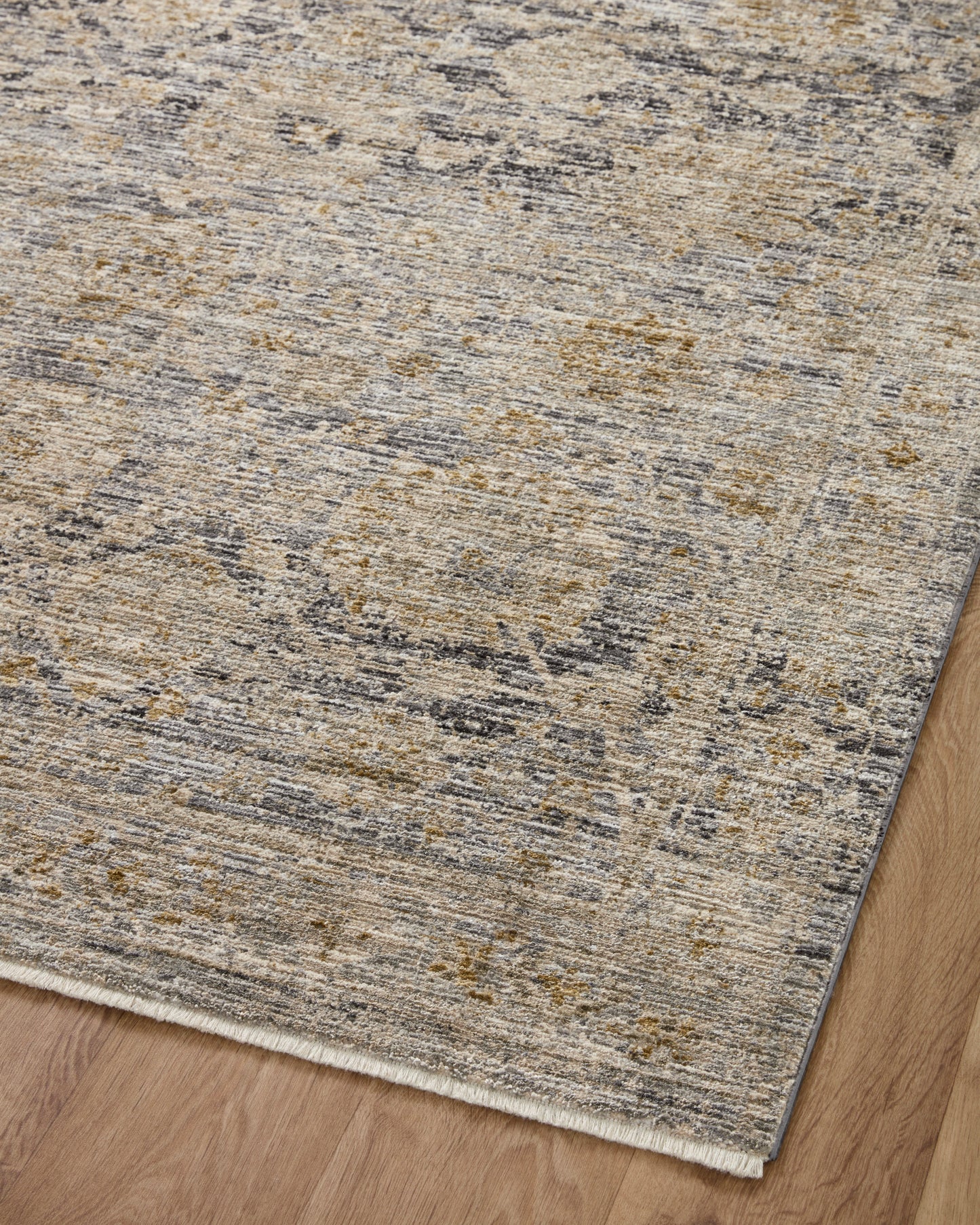 Jean Stoffer Katherine 02 Rug- Charcoal/Gold - Chapin Furniture