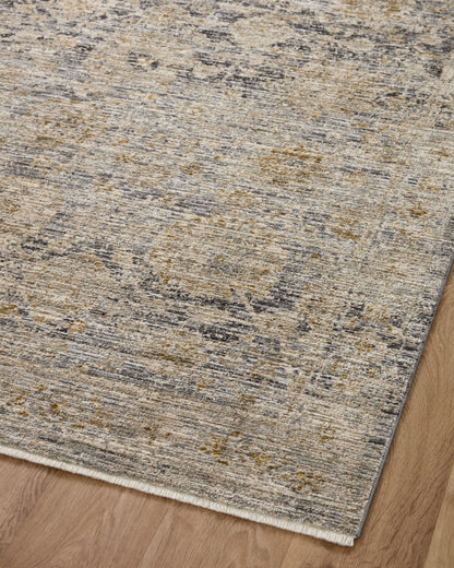 Jean Stoffer Katherine 02 Rug- Charcoal/Gold - Chapin Furniture