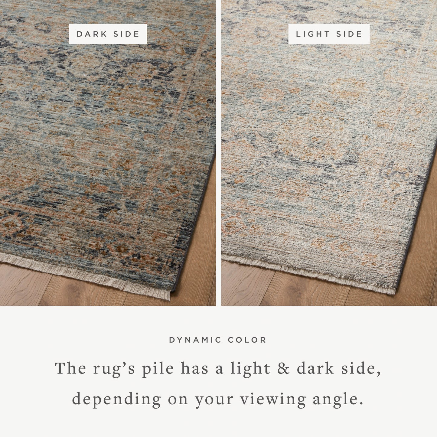 Jean Stoffer Katherine 02 Rug- Ocean/Coral - Chapin Furniture