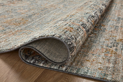 Jean Stoffer Katherine 02 Rug- Ocean/Coral - Chapin Furniture
