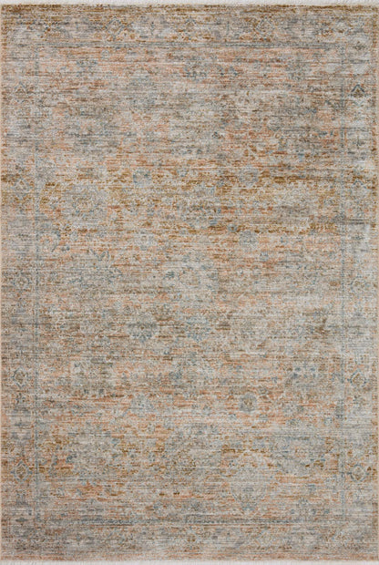 Jean Stoffer Katherine 02 Rug- Terracotta/Smoke - Chapin Furniture
