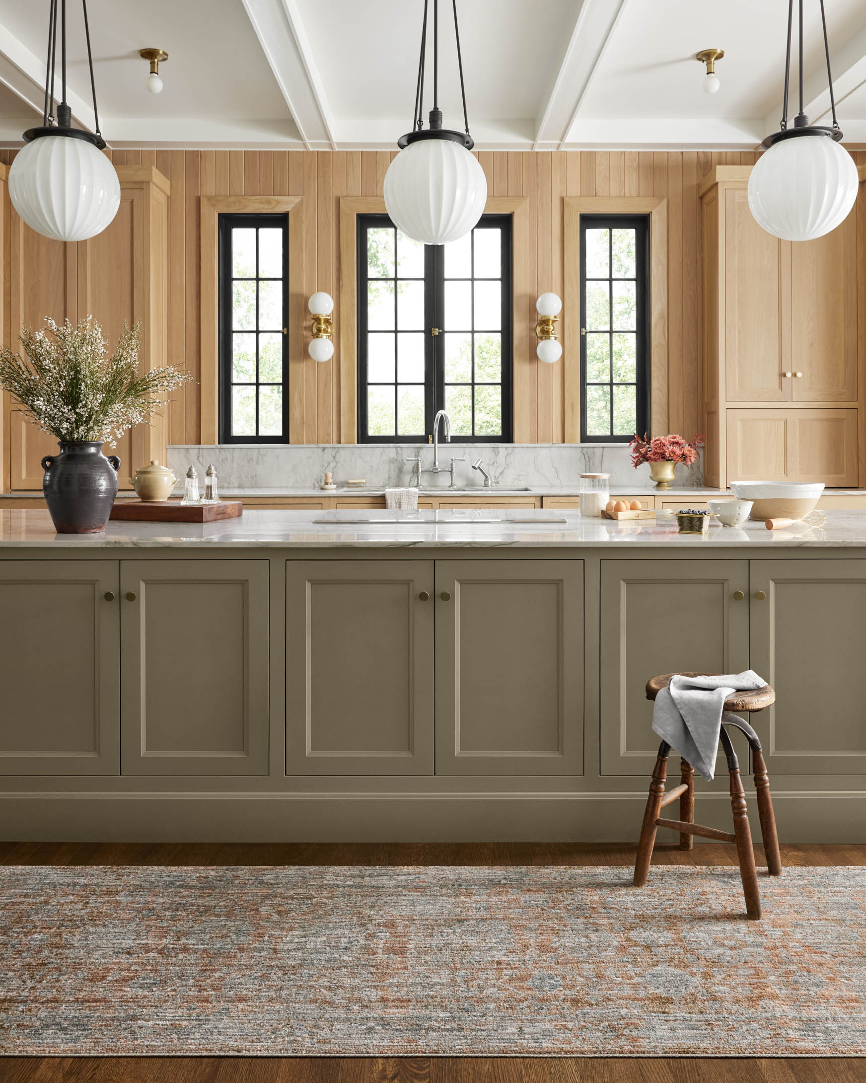 Jean Stoffer Katherine 02 Rug- Terracotta/Smoke - Chapin Furniture