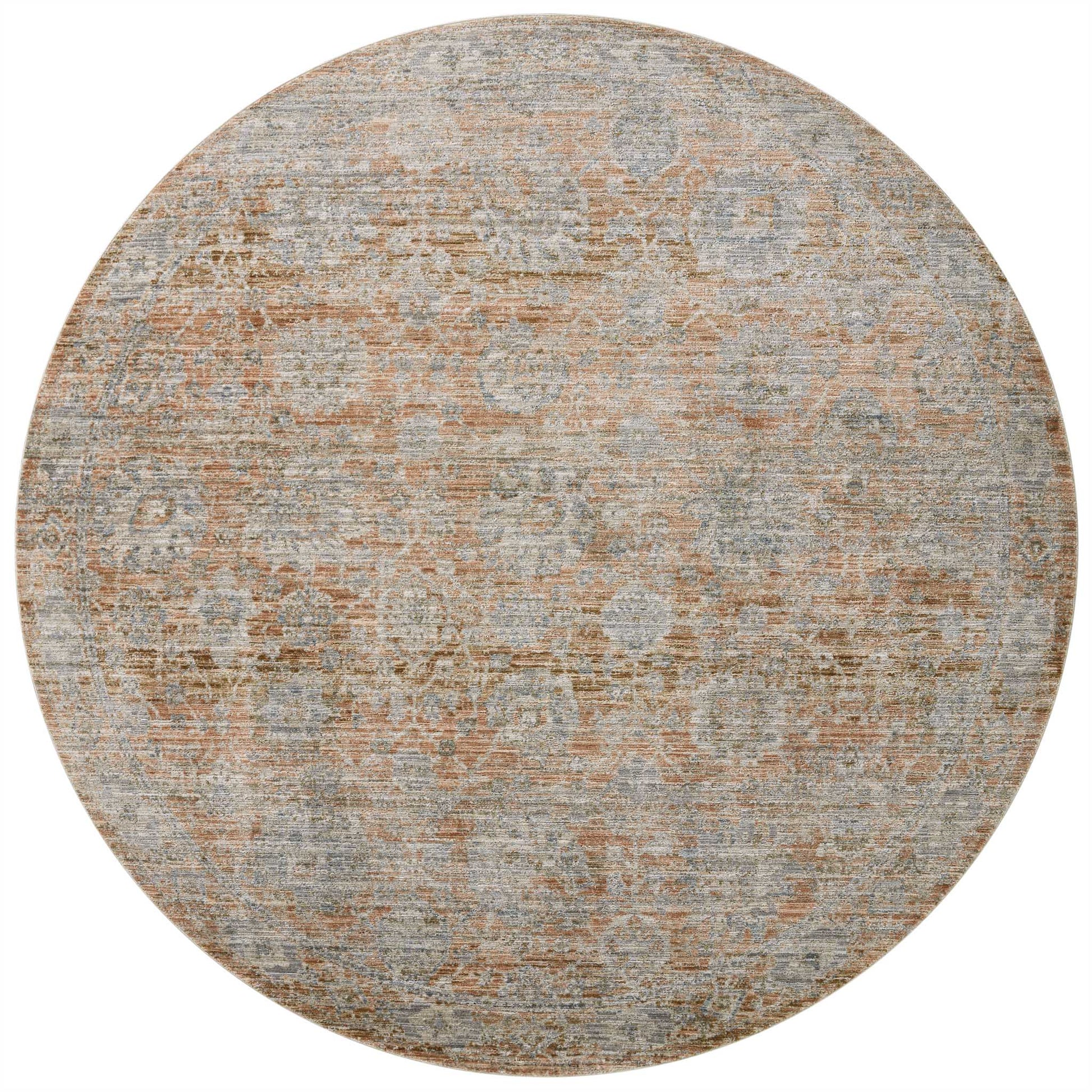 Jean Stoffer Katherine 02 Rug- Terracotta/Smoke - Chapin Furniture