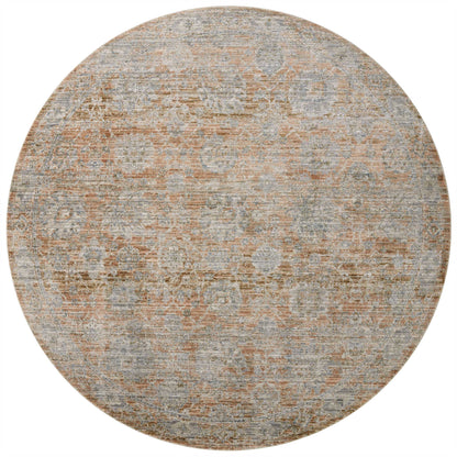Jean Stoffer Katherine 02 Rug- Terracotta/Smoke - Chapin Furniture