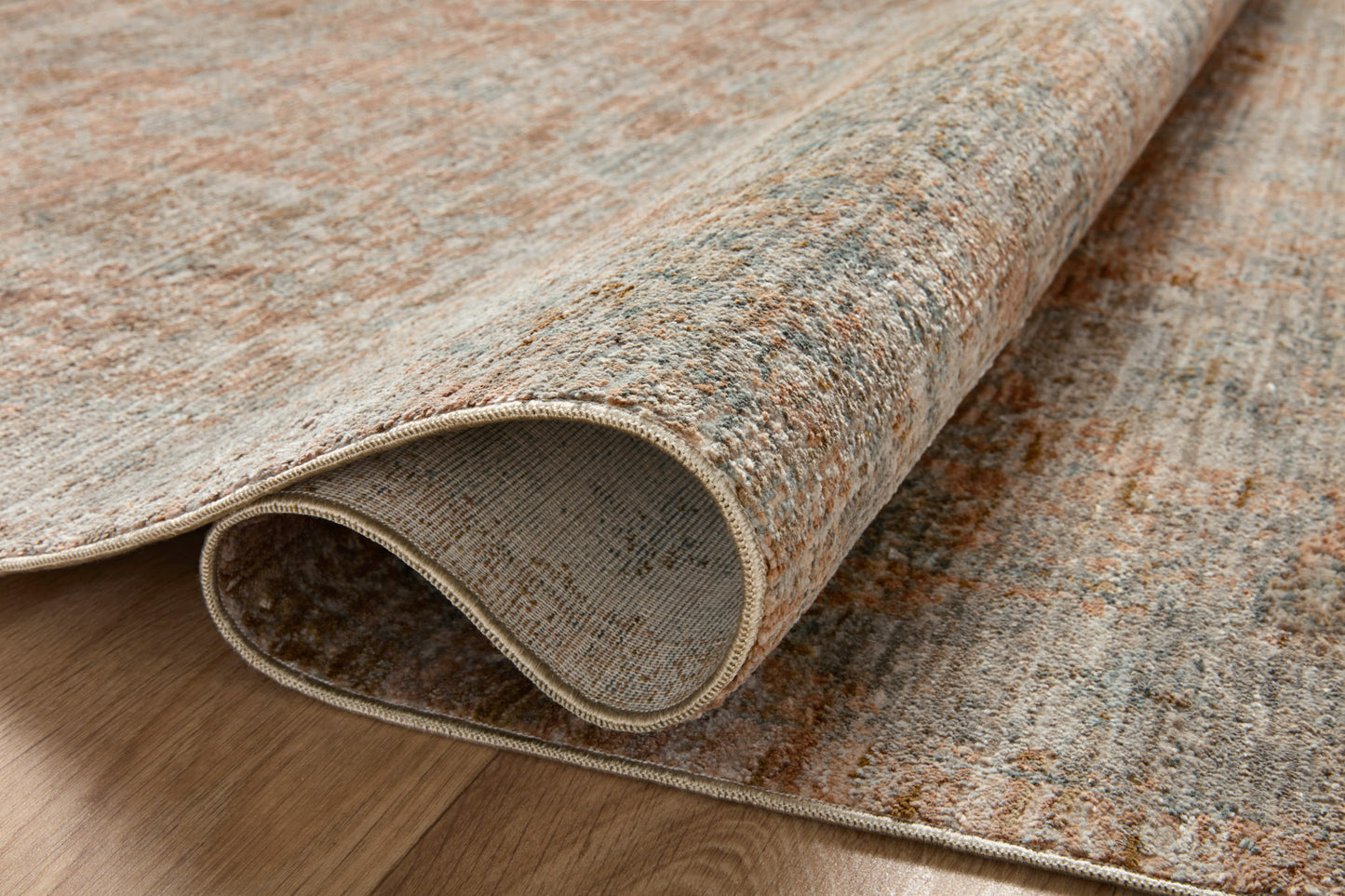 Jean Stoffer Katherine 02 Rug- Terracotta/Smoke - Chapin Furniture