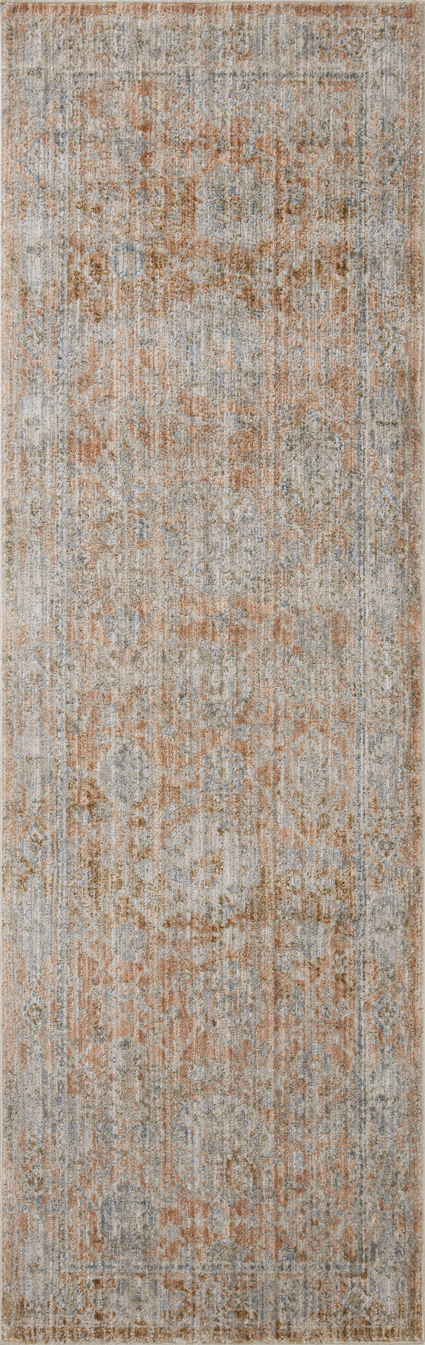 Jean Stoffer Katherine 02 Rug- Terracotta/Smoke - Chapin Furniture