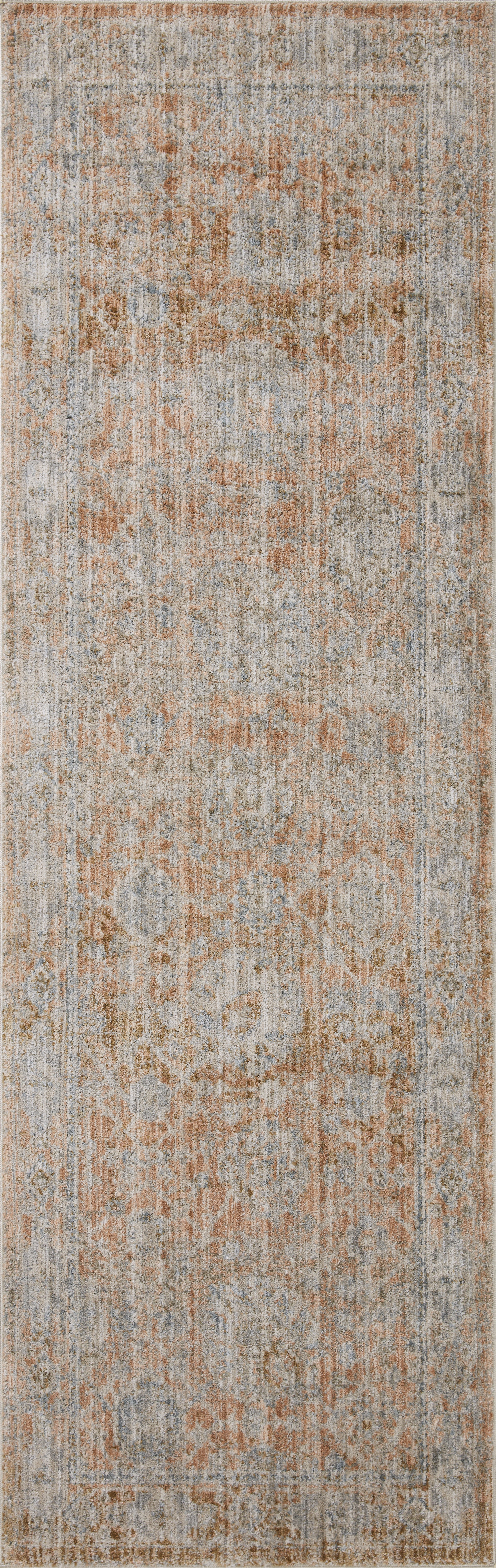 Jean Stoffer Katherine 02 Rug- Terracotta/Smoke - Chapin Furniture