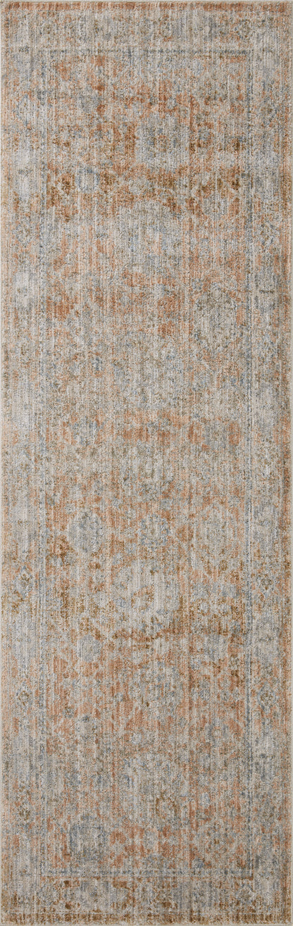 Jean Stoffer Katherine 02 Rug- Terracotta/Smoke - Chapin Furniture