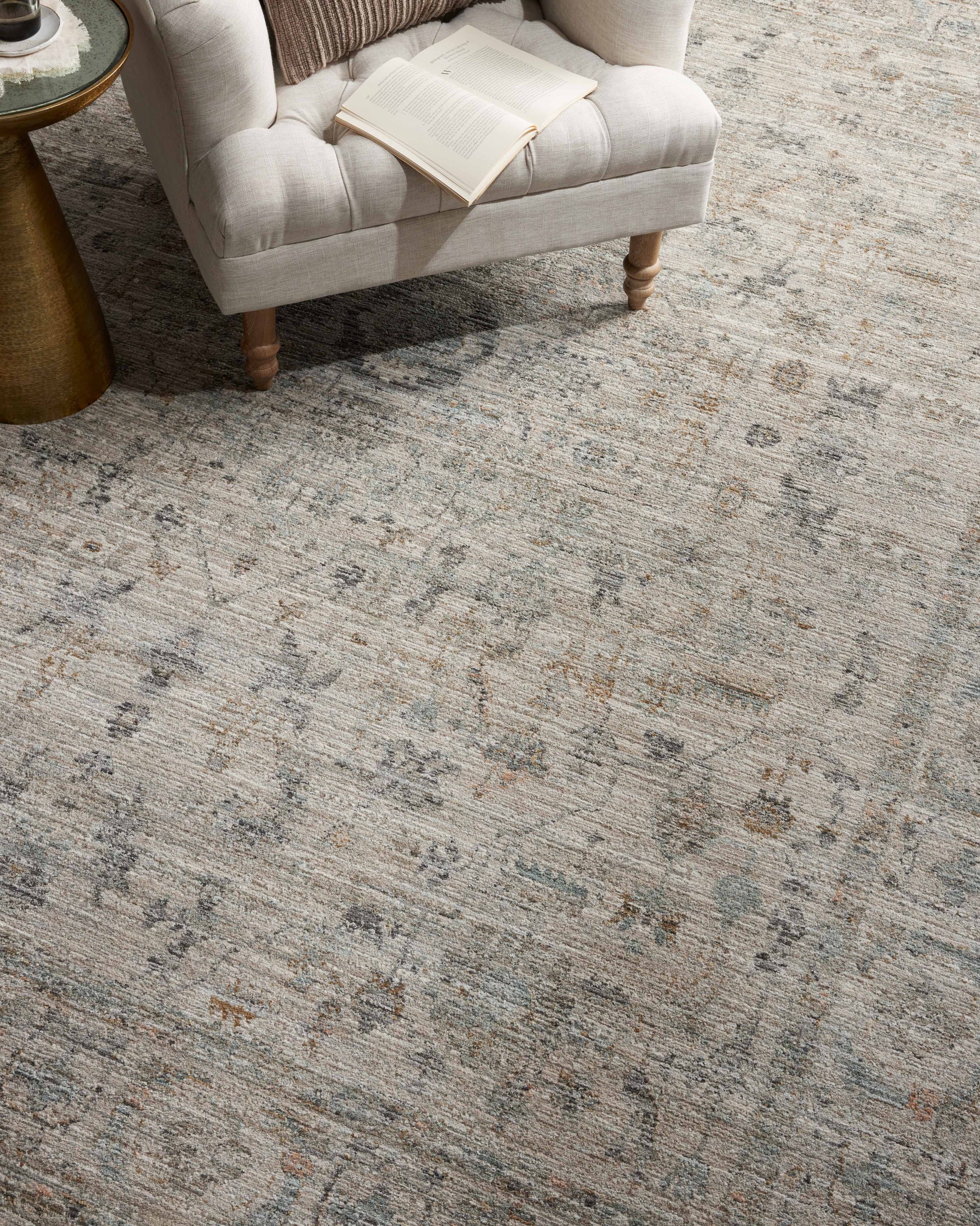 Jean Stoffer Katherine 03 Rug- Beige/Mist - Chapin Furniture