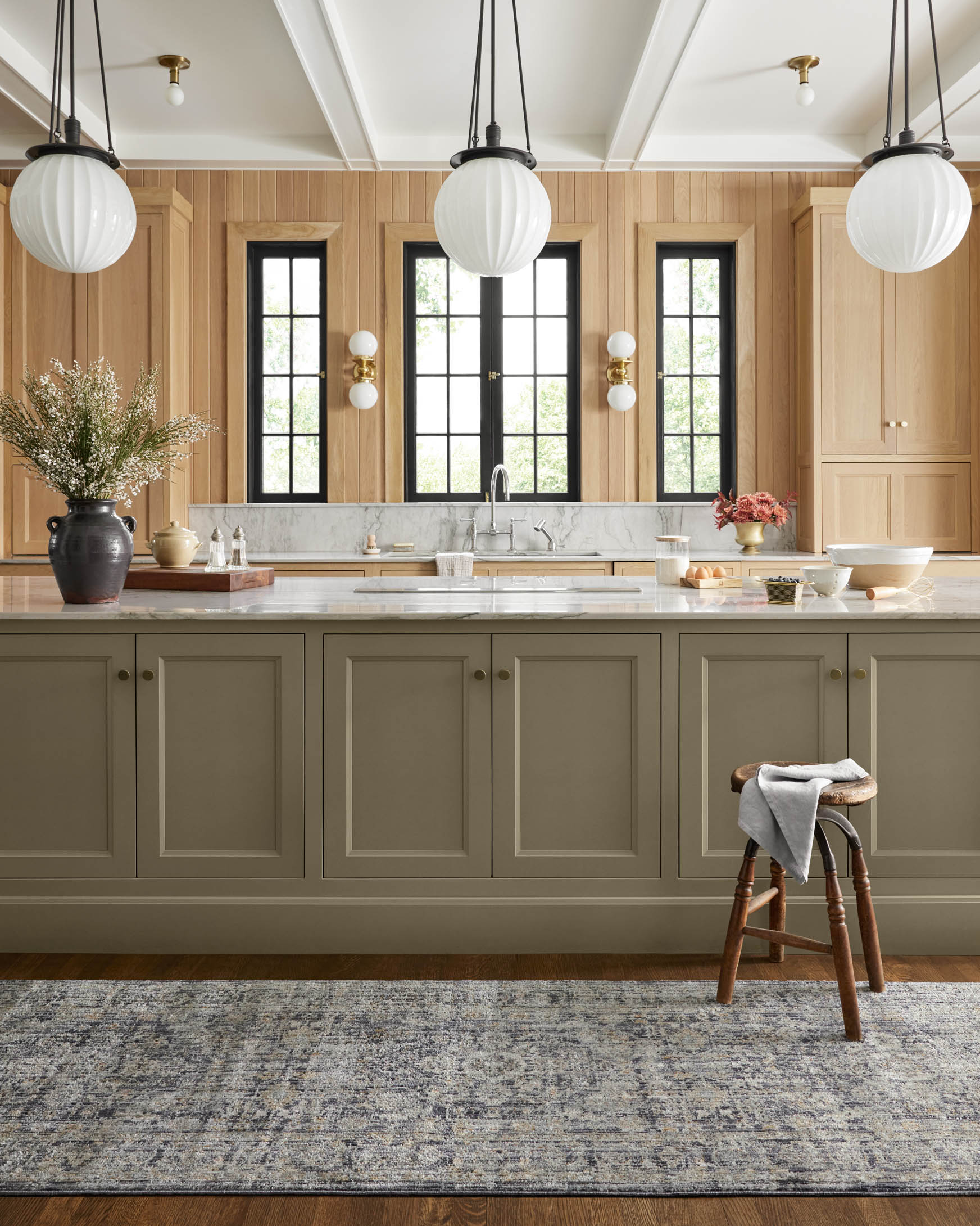 Jean Stoffer Katherine 03 Rug- Midnight/Tobacco - Chapin Furniture