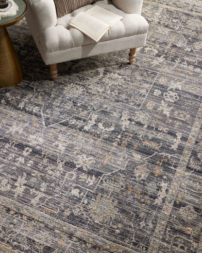 Jean Stoffer Katherine 03 Rug- Midnight/Tobacco - Chapin Furniture