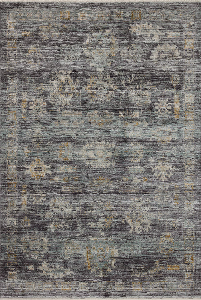 Jean Stoffer Katherine 04 Rug- Ink/Jade - Chapin Furniture