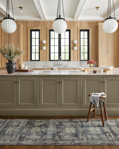 Jean Stoffer Katherine 04 Rug- Ink/Jade - Chapin Furniture