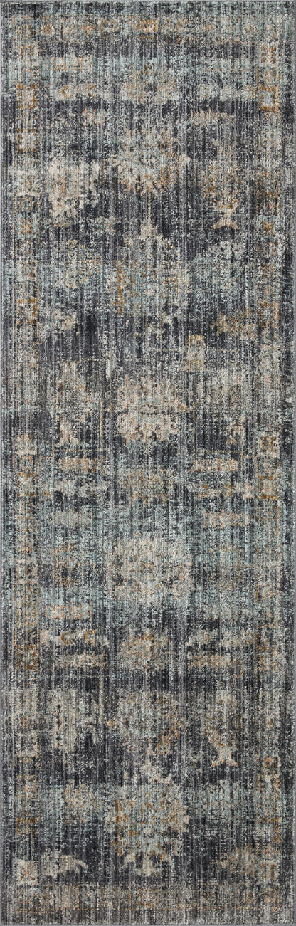 Jean Stoffer Katherine 04 Rug- Ink/Jade - Chapin Furniture