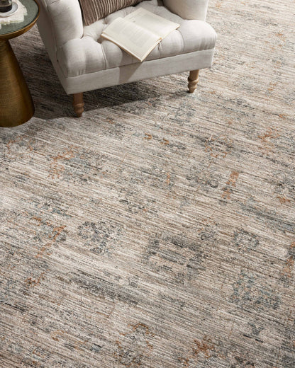 Jean Stoffer Katherine 04 Rug- Pebble/Ocean - Chapin Furniture