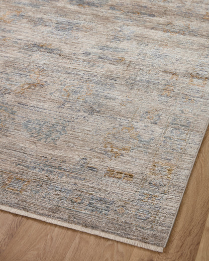 Jean Stoffer Katherine 04 Rug- Pebble/Ocean - Chapin Furniture