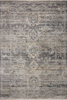 Jean Stoffer Katherine 05 Rug- Graphite/Jade - Chapin Furniture